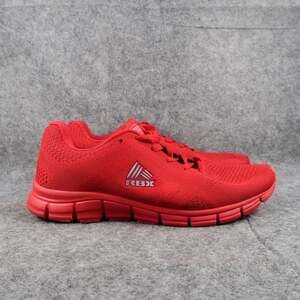 RBX Shoes Mens 10 Athletic Trainers Running Active Red Lace Up Sport Sneakers